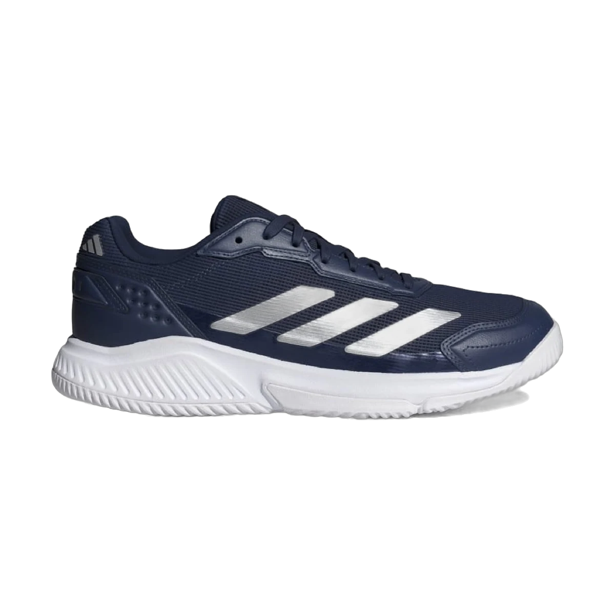 کفش پدل Adidas Courtquick Padel Shoe Men Dark Blue Silver Metallic Cloud White