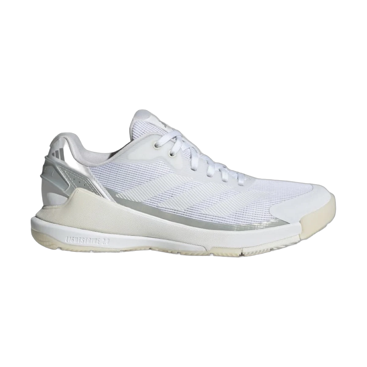 کفش پدل Adidas Crazyquick Lightstrike Padel Shoe Women Cloud White Cloud White Zero Metallic