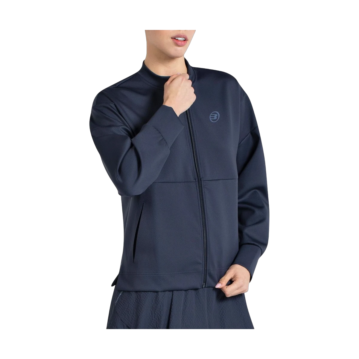 لباس پدل Bullpadel Pedina Zip Sweatshirt Women Navy