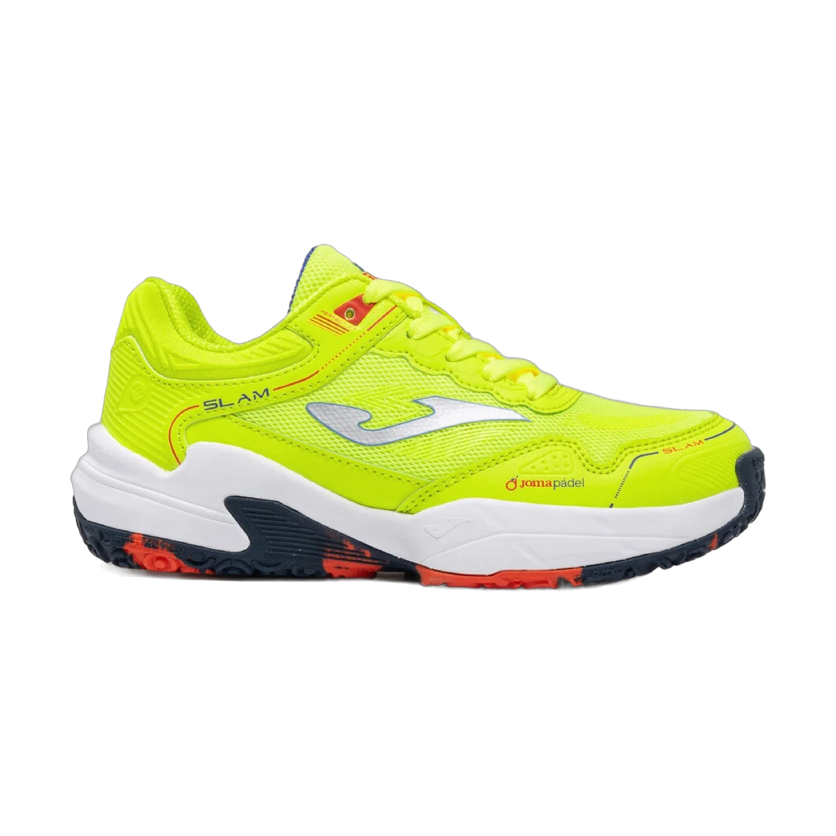کفش پدل Joma Slam Jr Padel Shoe Junior Fluorescent Yellow