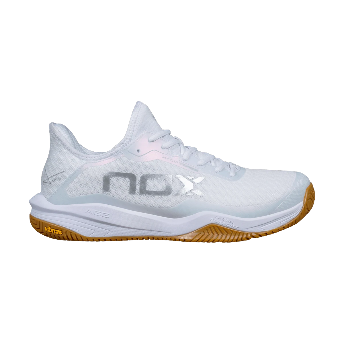 کفش پدل Nox AT10 EOS Vibram Padel Shoe White Gum Rubber