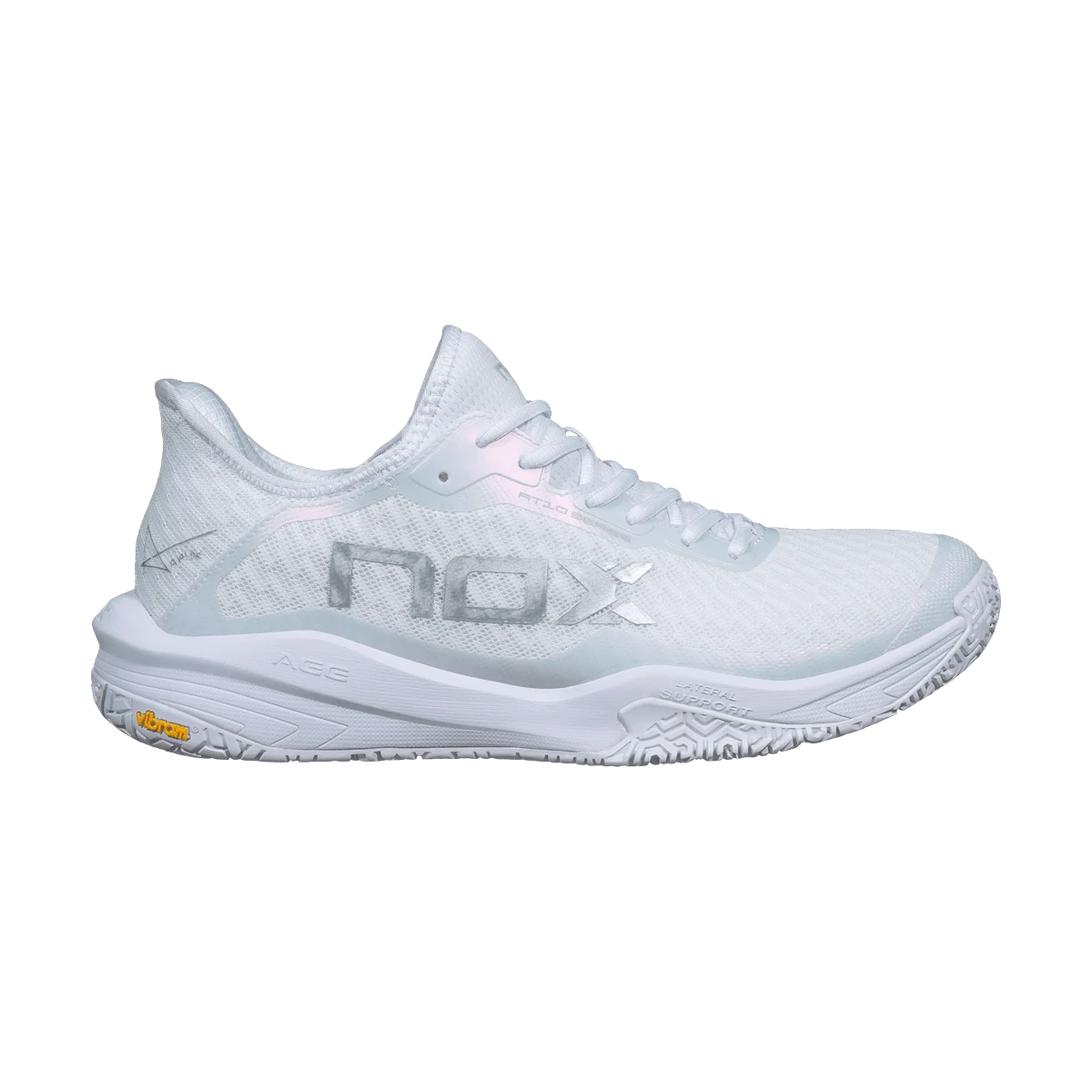 کفش پدل Nox AT10 EOS Vibram Padel Shoe White Silver
