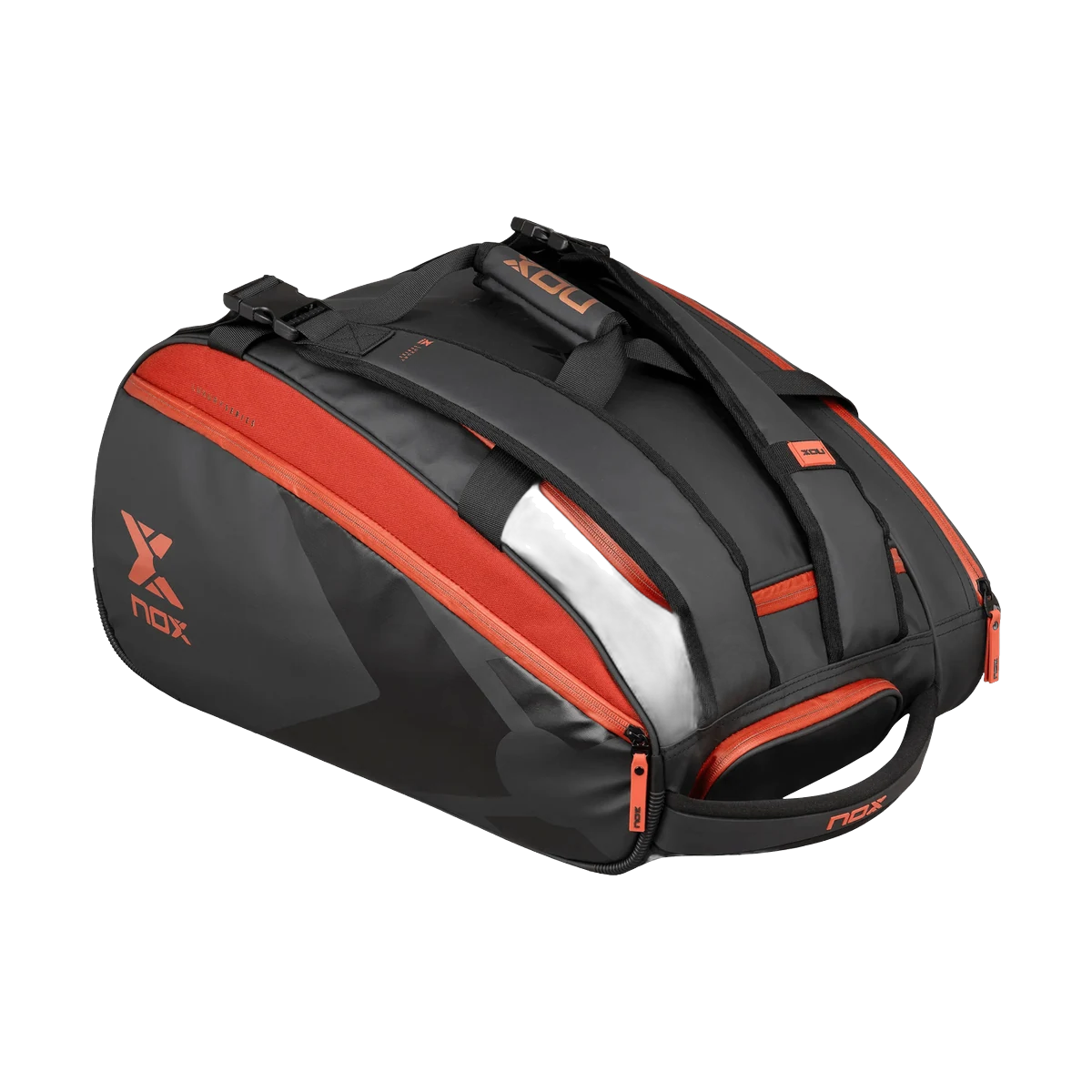 ساک و کوله پدل Nox Luxury Open Series Racket Bag Black Red