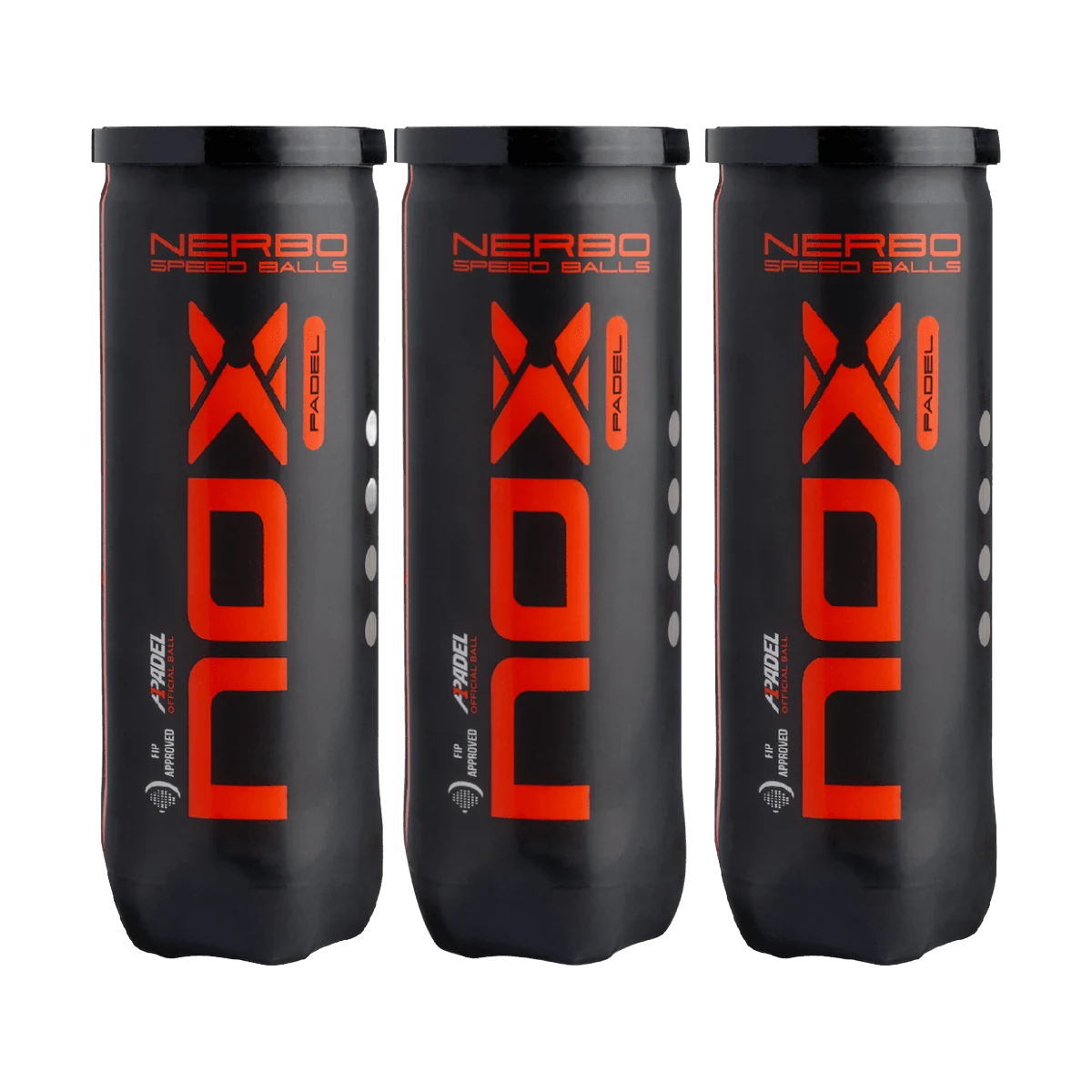 توپ پدل Nox Nerbo Padel Balls Pack of 3 Cans