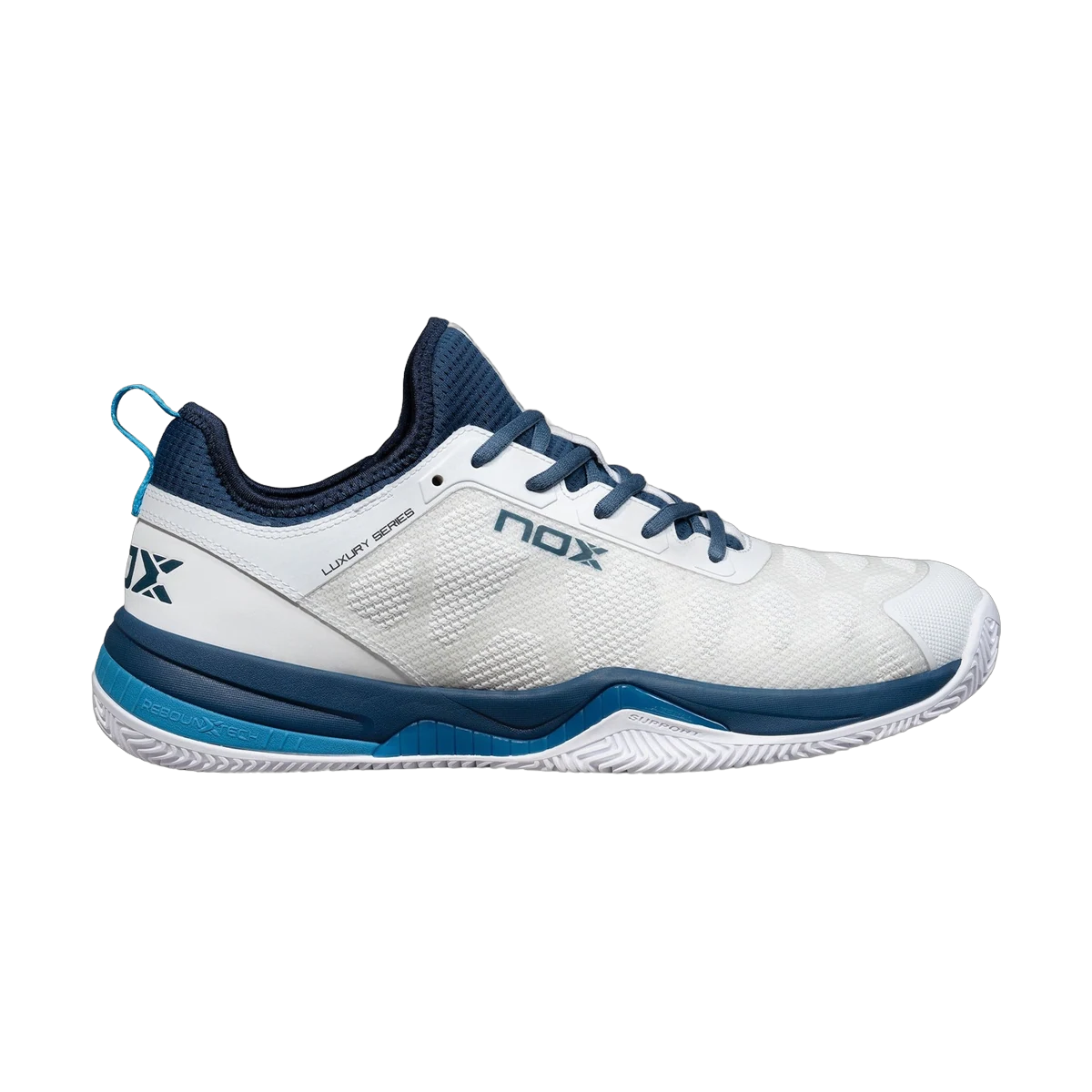 کفش پدل Nox NERBO Padel Shoe White Swedish Blue