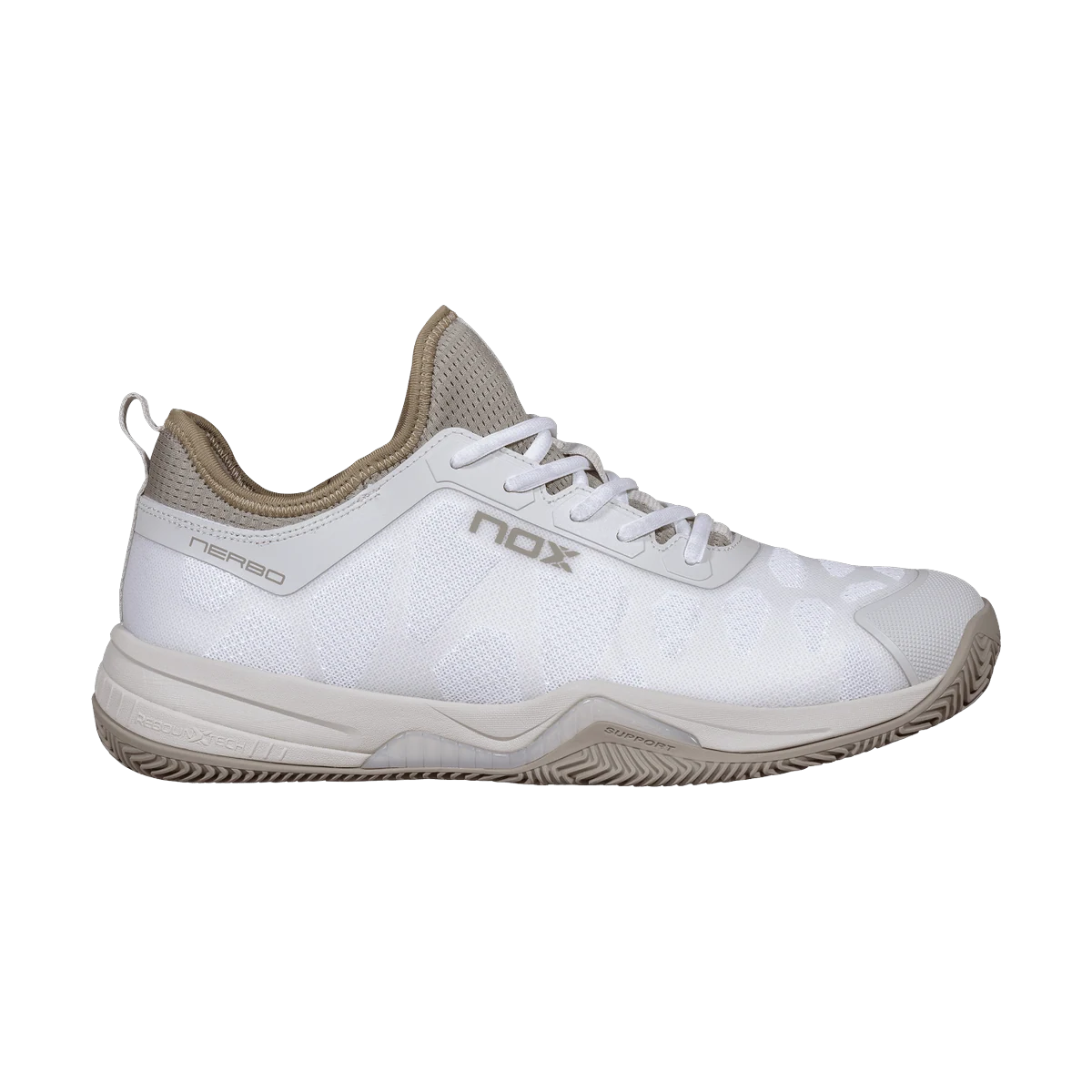 کفش پدل Nox NERBO Padel Shoe White/Vetiver Green