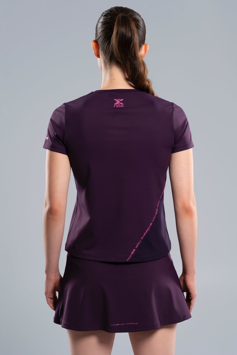 لباس پدل Nox Pro T-Shirt Women Deep Purple