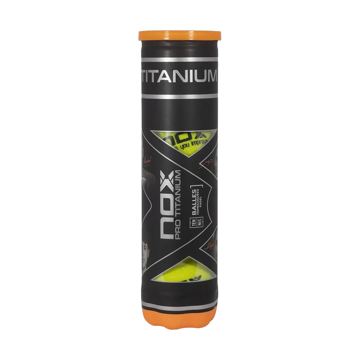 توپ پدل Nox PRO TITANIUM Padel Balls 4-Ball Can