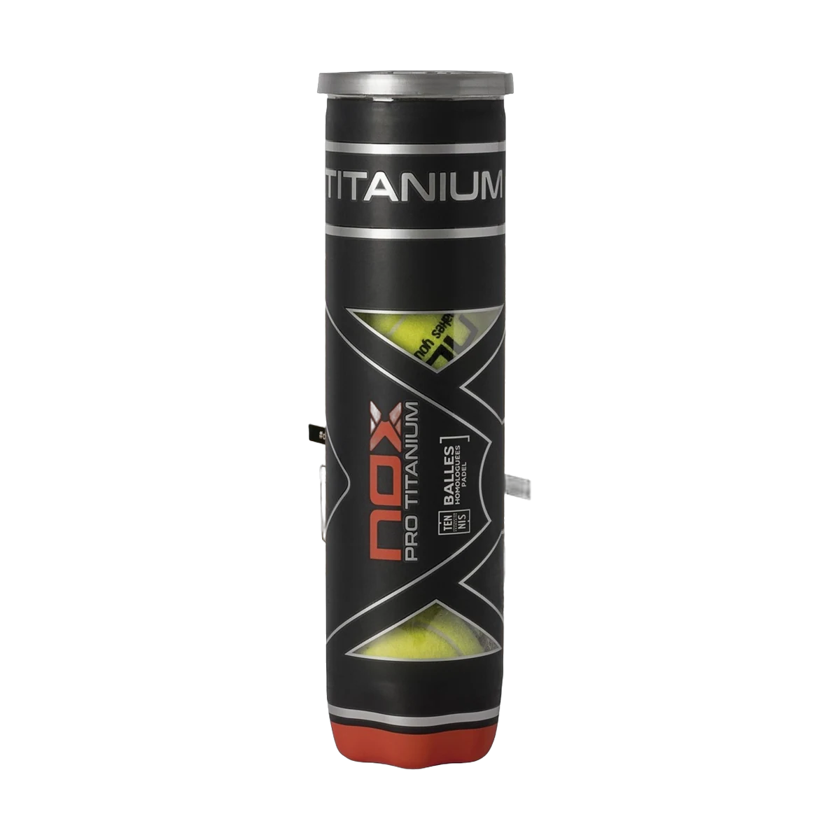 توپ پدل Nox Pro Titanium Padel Balls Case of 24 Cans (4 balls each)