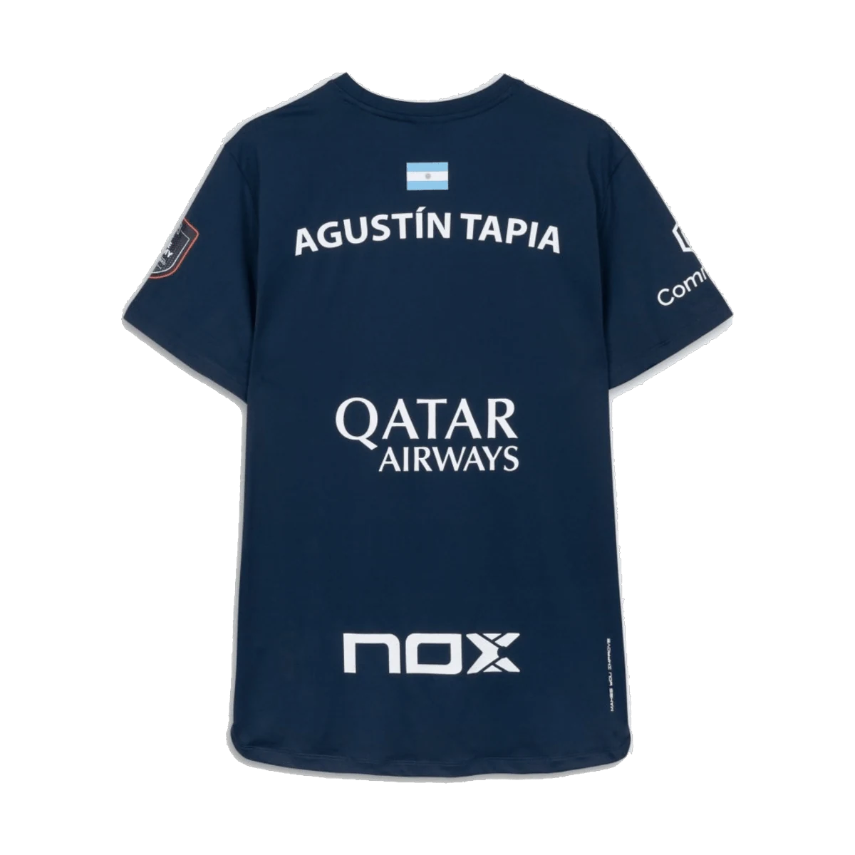 لباس پدل Nox Sponsor AT10 T-Shirt Agustin Tapia Dark Blue