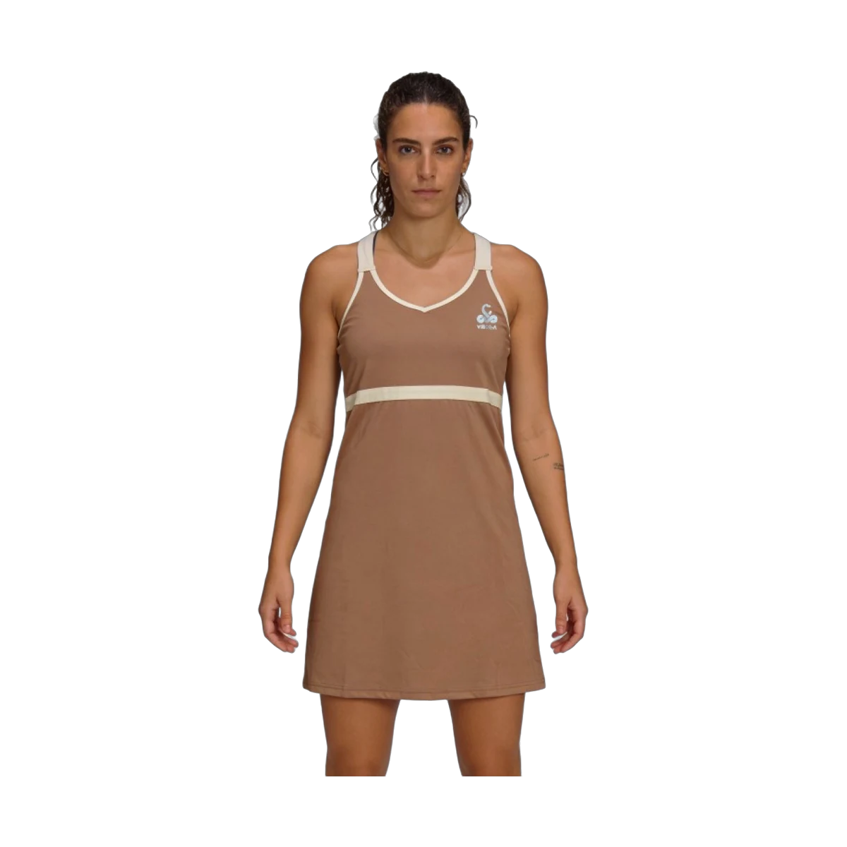 لباس پدل Vibora Aspid Padel Dress Women Brown/Beige