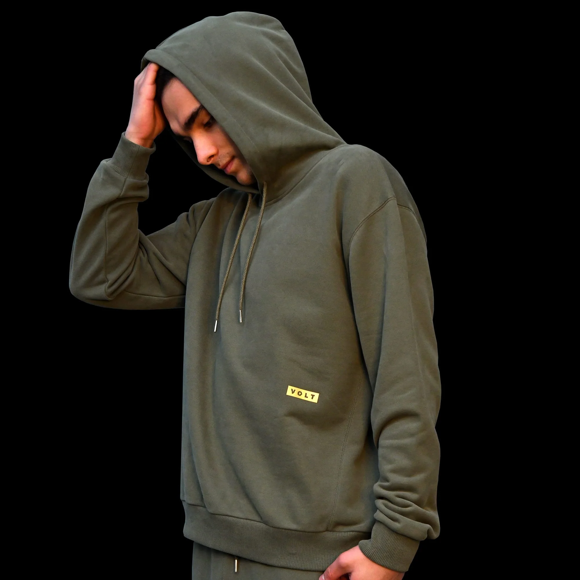 لباس پدل Volt Hoodie Green Gold